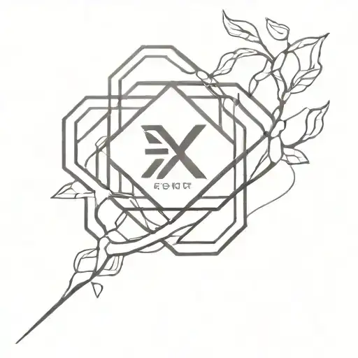 exo exist logo tattoo design idea
