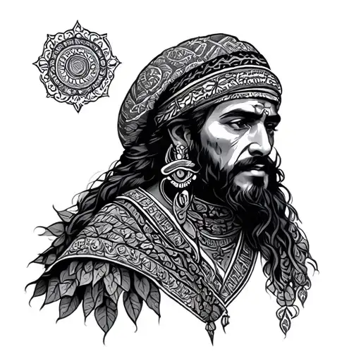 Berber tattoo design idea