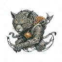 Igris Solo Leveling tattoo design idea