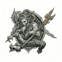 Igris Solo Leveling tattoo design idea