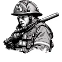 order 66 firefighter tattoo design idea