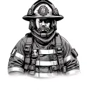 order 66 firefighter tattoo design idea