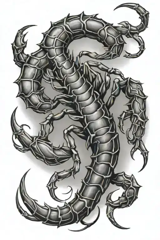 scorpion tattoo tribal tattoo design idea