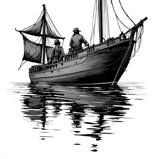Carry The Boats tattoo design idea