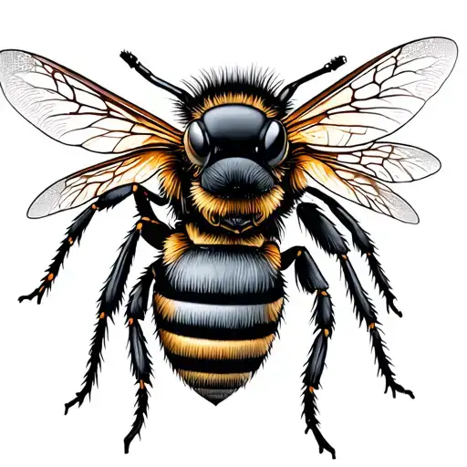 Bee hive honey colm tattoo design idea