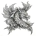 Dracarys tattoo design idea
