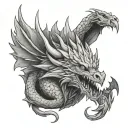 Dracarys tattoo design idea