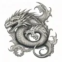 Dracarys tattoo design idea