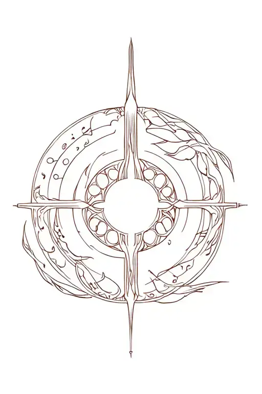 Cho Ku Rei power symbol tattoo design combining music elements tattoo design idea