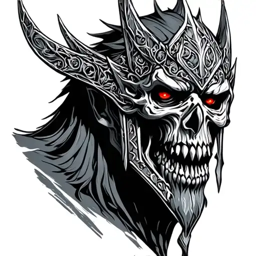 Lich King tattoo design idea