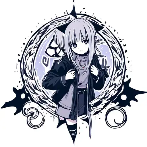 Soul Eater maka and soul inside a soul residents  tattoo design idea
