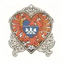 small outline of Bosnia and Albania intertwined, forming a heart shape? You could add a tiny symbol or emblem from each  tattoo design idea