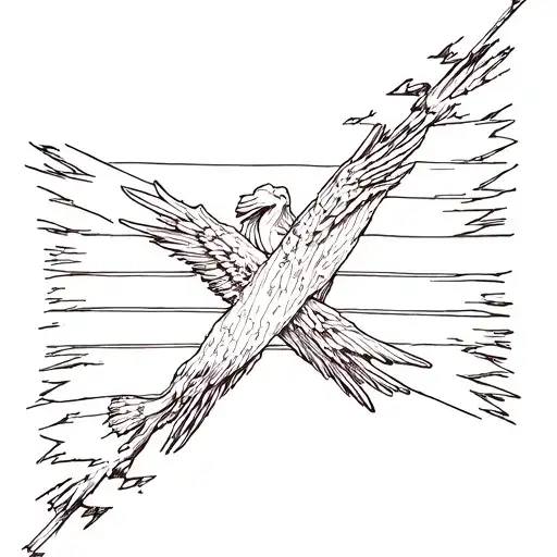Rebel Flag cut diagonally coming outside lsd dmt tattoo design idea