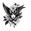 Dark Romance tattoo design idea