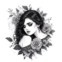 Dark Romance tattoo design idea