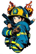 Firefighter tattoo design idea