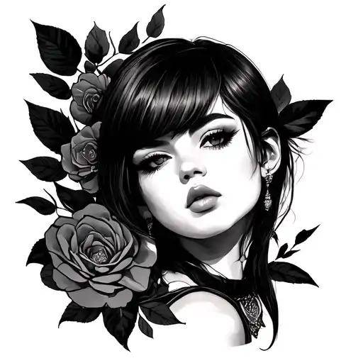 Femboy tattoo design idea