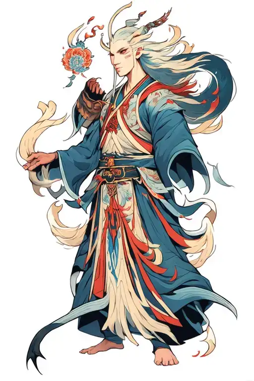 invoker dota 2 tattoo design idea