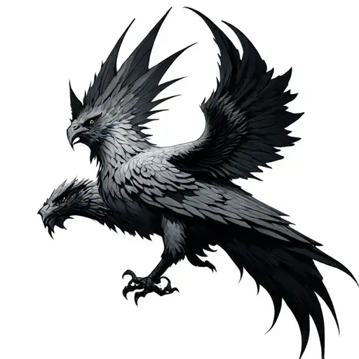 Harry Potter Phoenix tattoo design idea