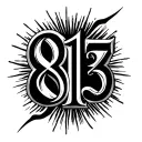 8 13 2018 in Roman numerals representing important dates tattoo design idea