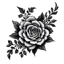 Lace tattoo design idea