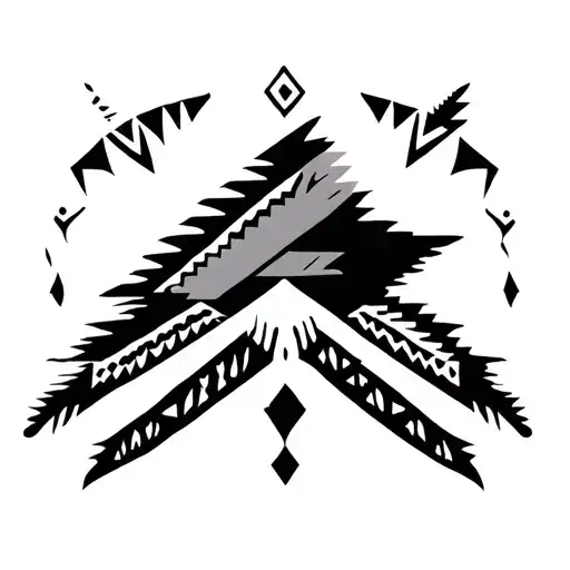 Navajo Nation designed tattoo design idea