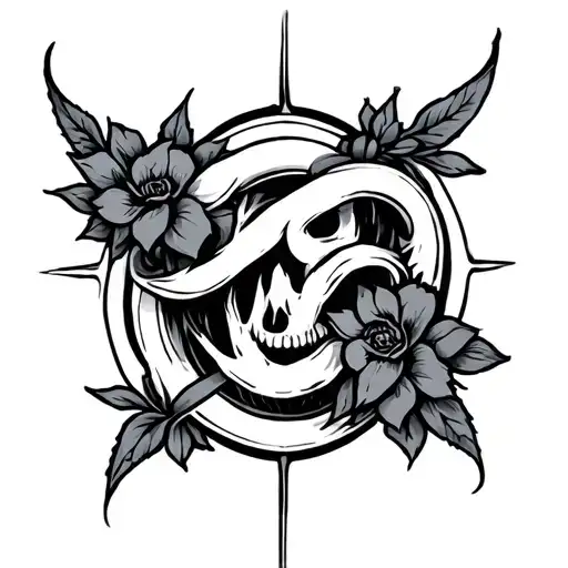 Fuck It holds old turkic tattoo design idea