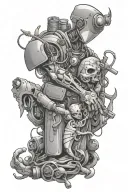 surgeon saving tattoo design idea