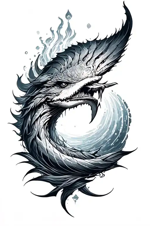 atlantis tattoo design idea