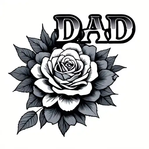 Dad tattoo design idea