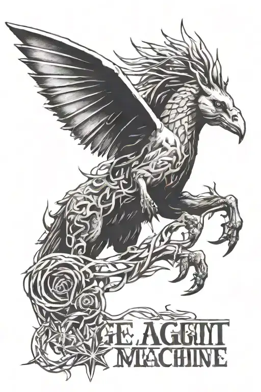 rage against the machine tattoo design idea