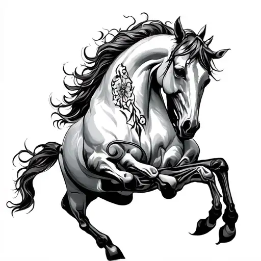 death on a Pale Horse tattoo design idea