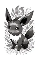 eevee pokemon tattoo design idea