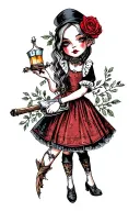 alice madness returns tattoo design idea