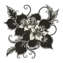 To create a single cohesive pattern that incorporates "Salma," "Ryan," and "Ella," I'll suggest combining elements from  tattoo design idea