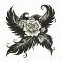 To create a single cohesive pattern that incorporates "Salma," "Ryan," and "Ella," I'll suggest combining elements from  tattoo design idea