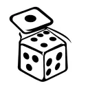 Dice rolling tattoo design idea