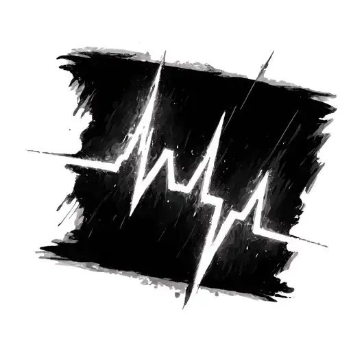 Ekg tattoo design idea