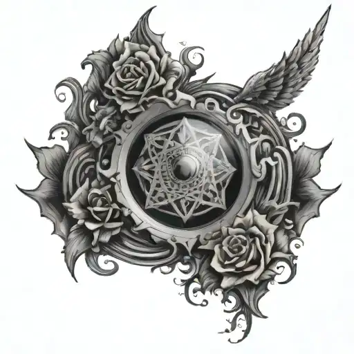 an arcane echo tattoo design idea