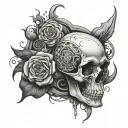 an arcane echo tattoo design idea