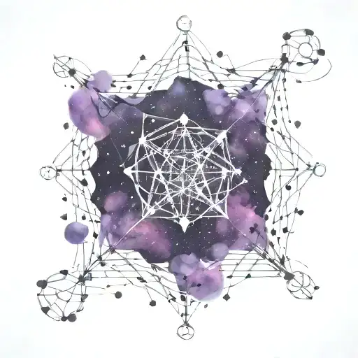 Sagittarius constellation tattoo design idea