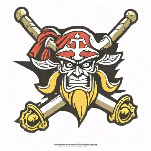 whitebeard logo tattoo design idea