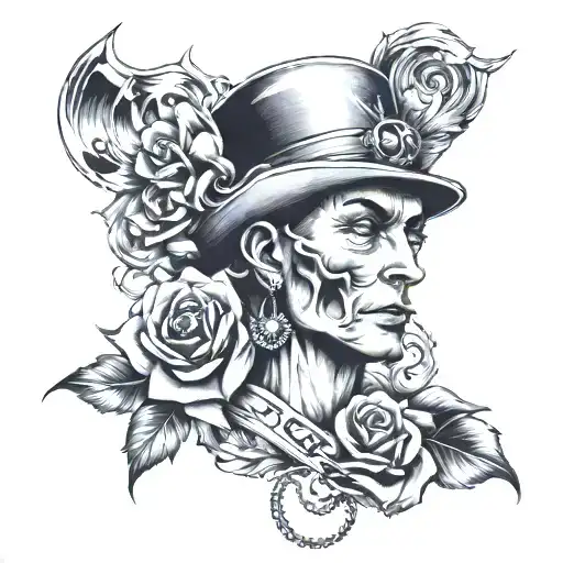 old soul tattoo design idea
