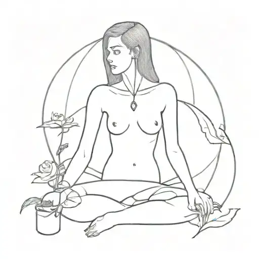 lilith hecathe tattoo design idea