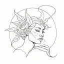 lilith hecathe tattoo design idea