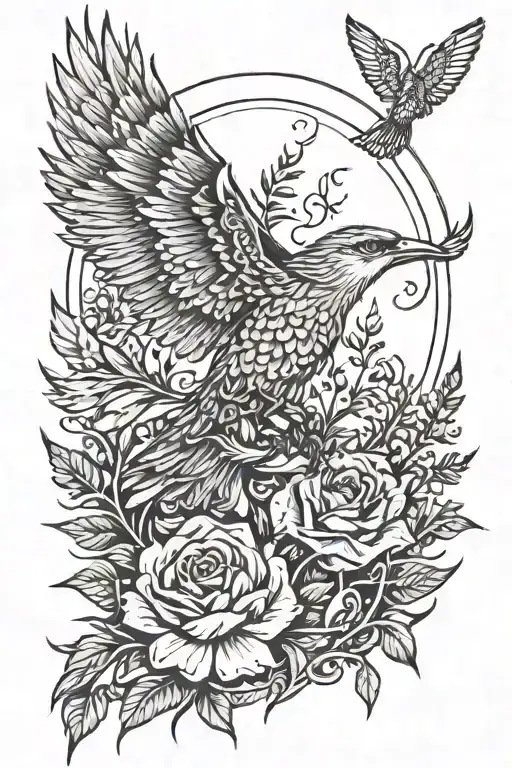 nature, strength, perseverance  tattoo design idea
