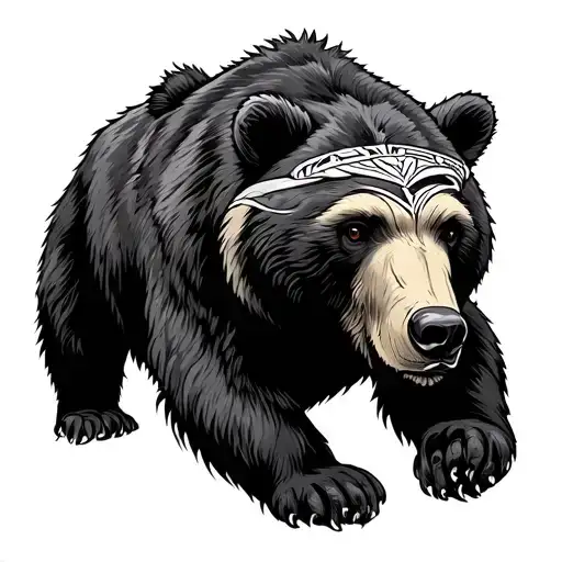 Brother Bear Totem tattoo design idea