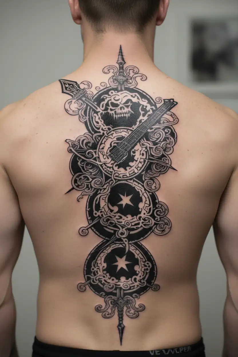 metallica tattoo design idea