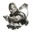 fast and furious saga  tattoo design idea