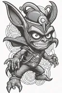 mojo jojo tattoo design idea